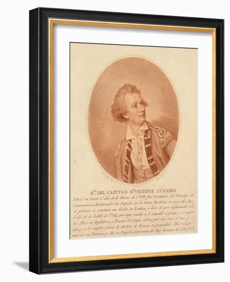 Vincente Lunardi, C.1786-1800-Thomas Burke-Framed Giclee Print