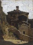 Houses in Lerici-Vincenzo Cabianca-Giclee Print