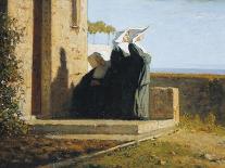 Little Nuns by the Sea (Monachine in Riva Al Mare)-Vincenzo Cabianca-Giclee Print