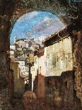 Road in Palestrina-Vincenzo Cabianca-Framed Giclee Print