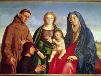 Holy Family with Saint Anne, C.1520-Vincenzo Di Biagio Catena-Framed Giclee Print