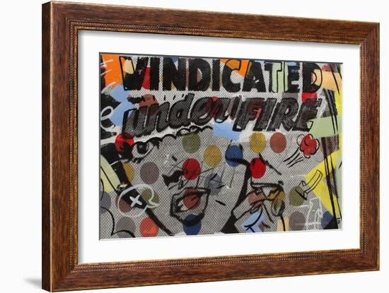 Vindicated Under Fire-Dan Monteavaro-Framed Giclee Print