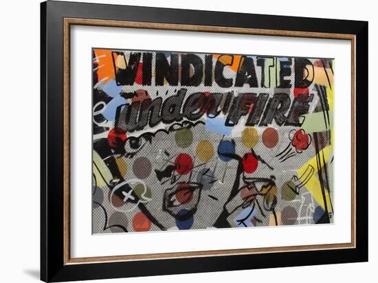 Vindicated Under Fire-Dan Monteavaro-Framed Giclee Print