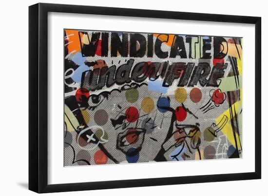 Vindicated Under Fire-Dan Monteavaro-Framed Giclee Print