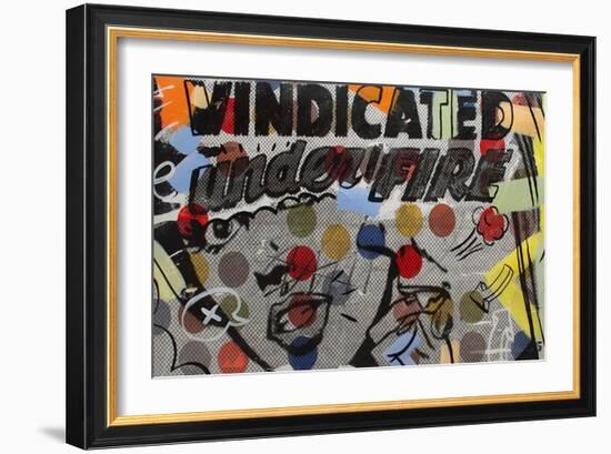 Vindicated Under Fire-Dan Monteavaro-Framed Giclee Print