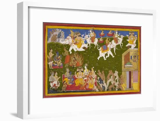 Vindication Of Sita-Sahib Din-Framed Giclee Print