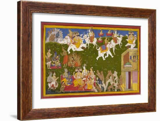 Vindication Of Sita-Sahib Din-Framed Giclee Print