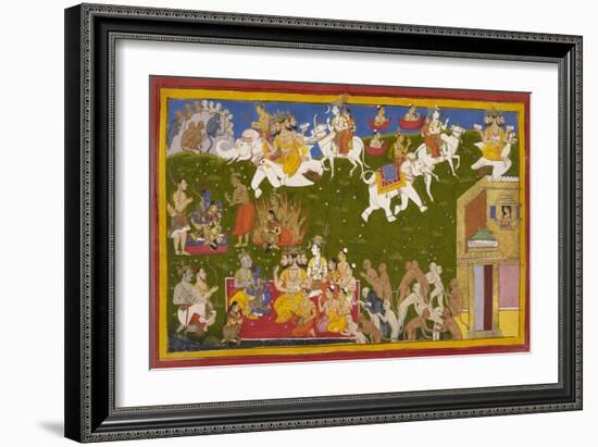 Vindication Of Sita-Sahib Din-Framed Giclee Print