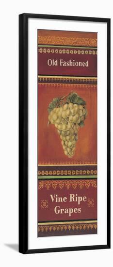 Vine Ripe Grapes-Kimberly Poloson-Framed Art Print