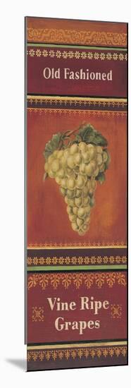 Vine Ripe Grapes-Kimberly Poloson-Mounted Art Print