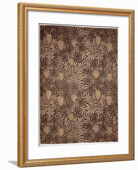 Vine Wallpaper Design, 1873-William Morris-Framed Giclee Print