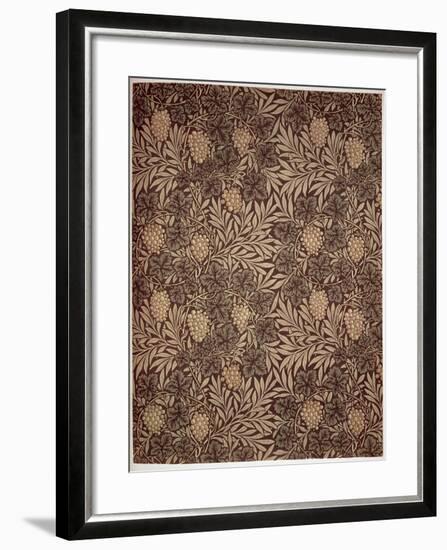 Vine Wallpaper Design, 1873-William Morris-Framed Giclee Print