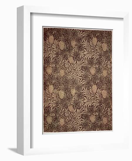 Vine Wallpaper Design, 1873-William Morris-Framed Giclee Print