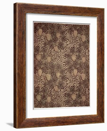 Vine Wallpaper Design, 1873-William Morris-Framed Giclee Print