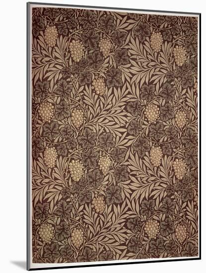 Vine Wallpaper Design, 1873-William Morris-Mounted Giclee Print