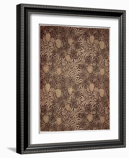 Vine Wallpaper Design, 1873-William Morris-Framed Giclee Print