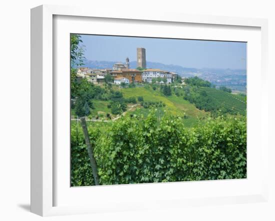 Vines in Vineyards Around Barbaresco, the Langhe, Piemonte (Piedmont), Italy, Europe-Sheila Terry-Framed Photographic Print