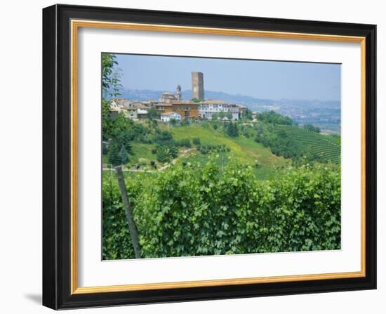 Vines in Vineyards Around Barbaresco, the Langhe, Piemonte (Piedmont), Italy, Europe-Sheila Terry-Framed Photographic Print