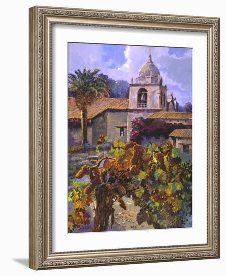 Vineyard at San Miguel-Clif Hadfield-Framed Art Print