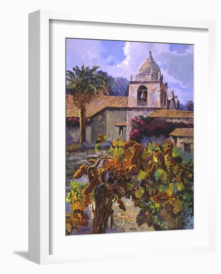 Vineyard at San Miguel-Clif Hadfield-Framed Art Print