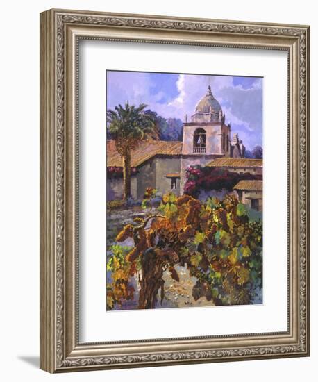 Vineyard at San Miguel-Clif Hadfield-Framed Art Print