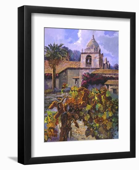 Vineyard at San Miguel-Clif Hadfield-Framed Art Print