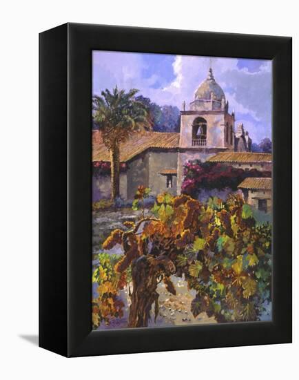 Vineyard at San Miguel-Clif Hadfield-Framed Stretched Canvas