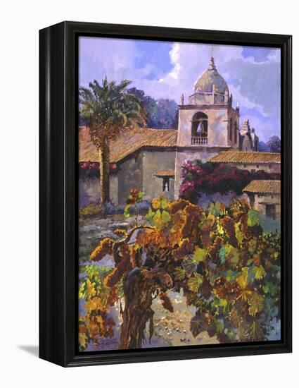 Vineyard at San Miguel-Clif Hadfield-Framed Stretched Canvas