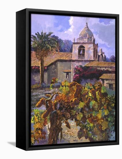 Vineyard at San Miguel-Clif Hadfield-Framed Stretched Canvas