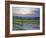 Vineyard at Sunset Above the Village of Torrenieri, Near San Quirico D'Orcia, Tuscany-Lee Frost-Framed Photographic Print