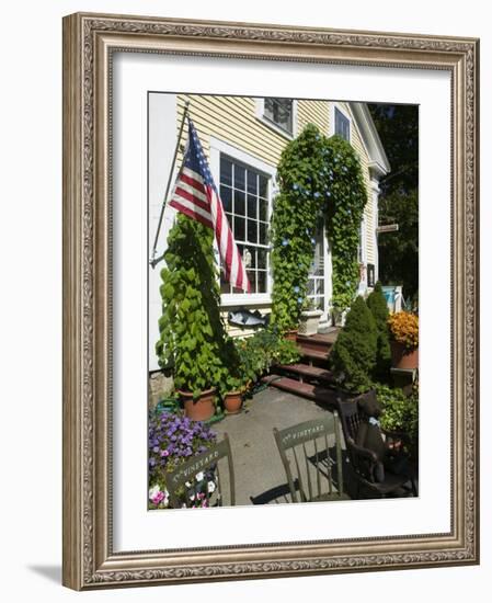 Vineyard Chairs, North Tisbury, Martha's Vineyard, Massachusetts, USA-Walter Bibikow-Framed Photographic Print