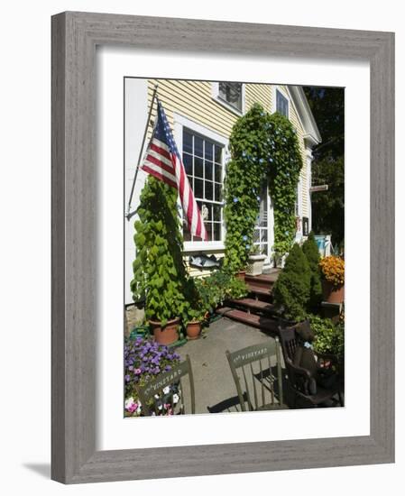 Vineyard Chairs, North Tisbury, Martha's Vineyard, Massachusetts, USA-Walter Bibikow-Framed Photographic Print