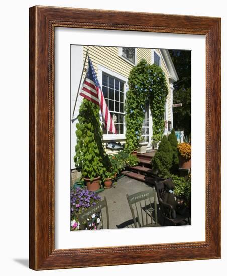 Vineyard Chairs, North Tisbury, Martha's Vineyard, Massachusetts, USA-Walter Bibikow-Framed Photographic Print