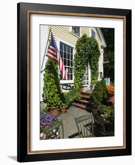 Vineyard Chairs, North Tisbury, Martha's Vineyard, Massachusetts, USA-Walter Bibikow-Framed Photographic Print