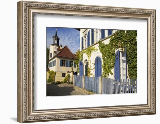 Vineyard 'Friedrich Aust' at the Vineyard Route 10 in Radebeul Near Dresden-Uwe Steffens-Framed Photographic Print