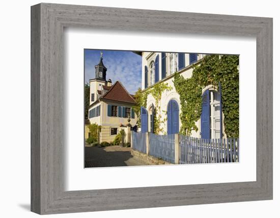 Vineyard 'Friedrich Aust' at the Vineyard Route 10 in Radebeul Near Dresden-Uwe Steffens-Framed Photographic Print