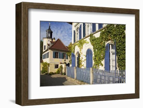 Vineyard 'Friedrich Aust' at the Vineyard Route 10 in Radebeul Near Dresden-Uwe Steffens-Framed Photographic Print