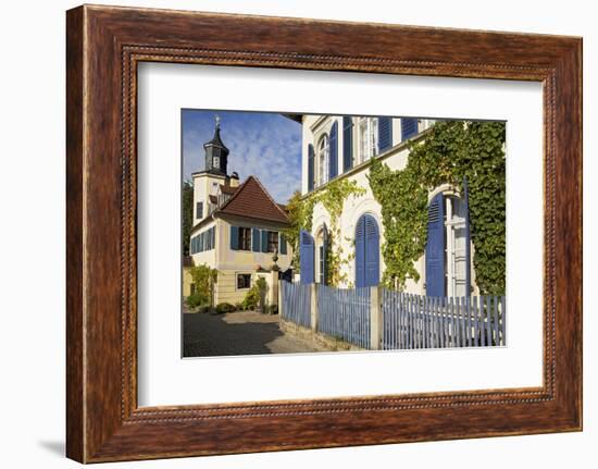 Vineyard 'Friedrich Aust' at the Vineyard Route 10 in Radebeul Near Dresden-Uwe Steffens-Framed Photographic Print