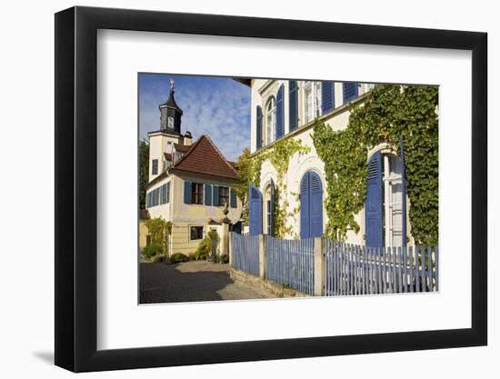 Vineyard 'Friedrich Aust' at the Vineyard Route 10 in Radebeul Near Dresden-Uwe Steffens-Framed Photographic Print