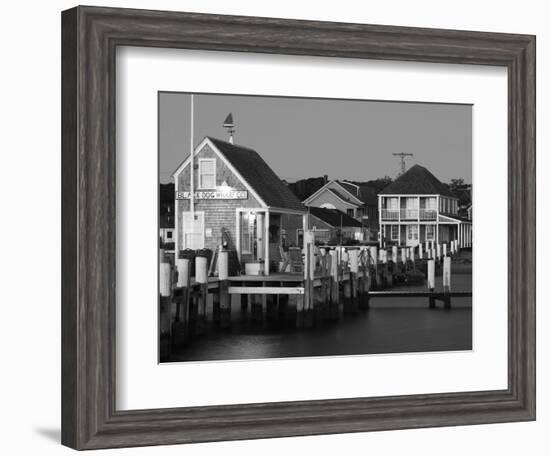 Vineyard Haven Harbour, Martha's Vineyard, Massachusetts, USA-Walter Bibikow-Framed Photographic Print