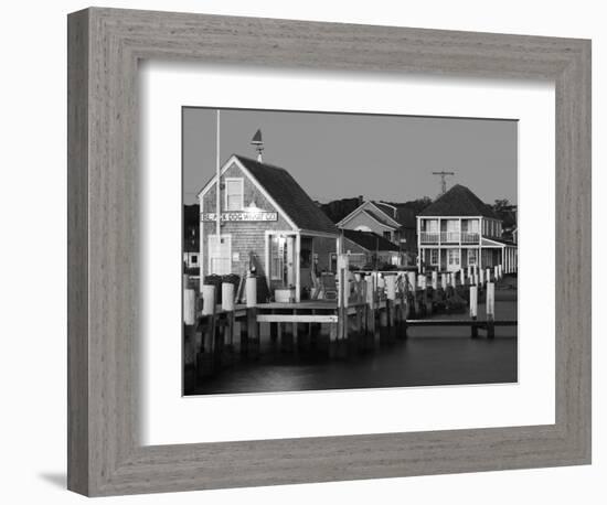 Vineyard Haven Harbour, Martha's Vineyard, Massachusetts, USA-Walter Bibikow-Framed Photographic Print