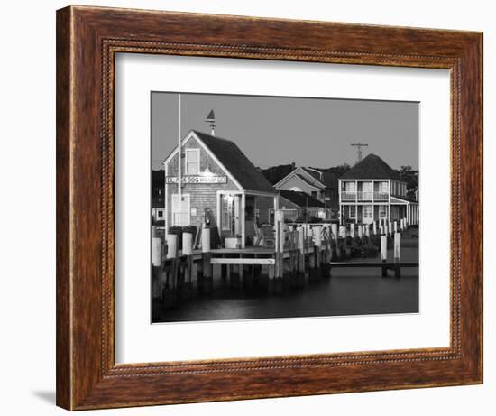 Vineyard Haven Harbour, Martha's Vineyard, Massachusetts, USA-Walter Bibikow-Framed Photographic Print