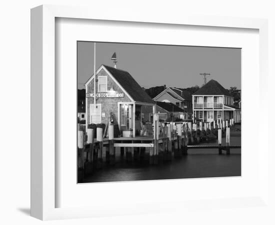 Vineyard Haven Harbour, Martha's Vineyard, Massachusetts, USA-Walter Bibikow-Framed Photographic Print