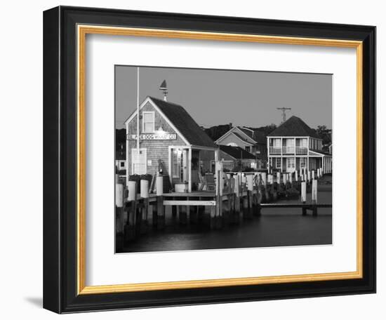 Vineyard Haven Harbour, Martha's Vineyard, Massachusetts, USA-Walter Bibikow-Framed Photographic Print