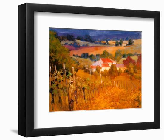 Vineyard Hill-Philip Craig-Framed Art Print