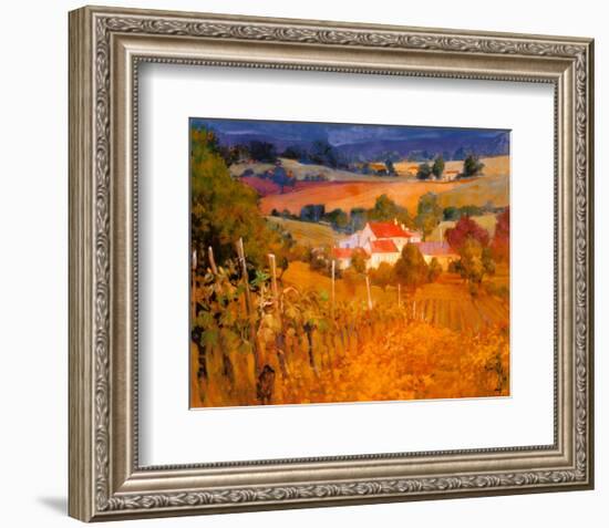 Vineyard Hill-Philip Craig-Framed Art Print