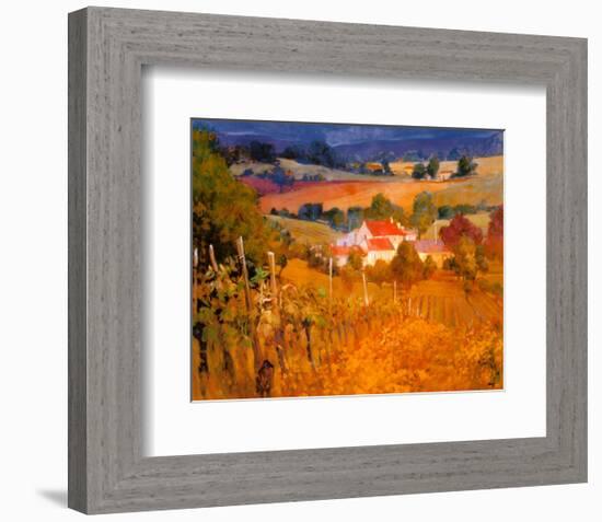 Vineyard Hill-Philip Craig-Framed Art Print