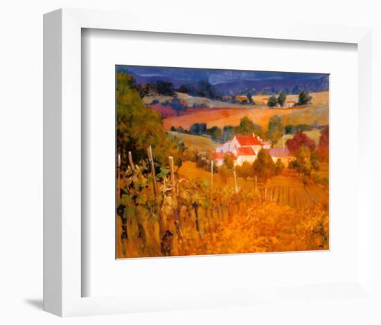 Vineyard Hill-Philip Craig-Framed Art Print