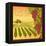 Vineyard Landscape-Oleg Iatsun-Framed Stretched Canvas