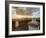 Vineyard of Bodega Viamonte, sunset, Lujan de Cuyo, Mendoza Province, Argentina, South America-Karol Kozlowski-Framed Photographic Print